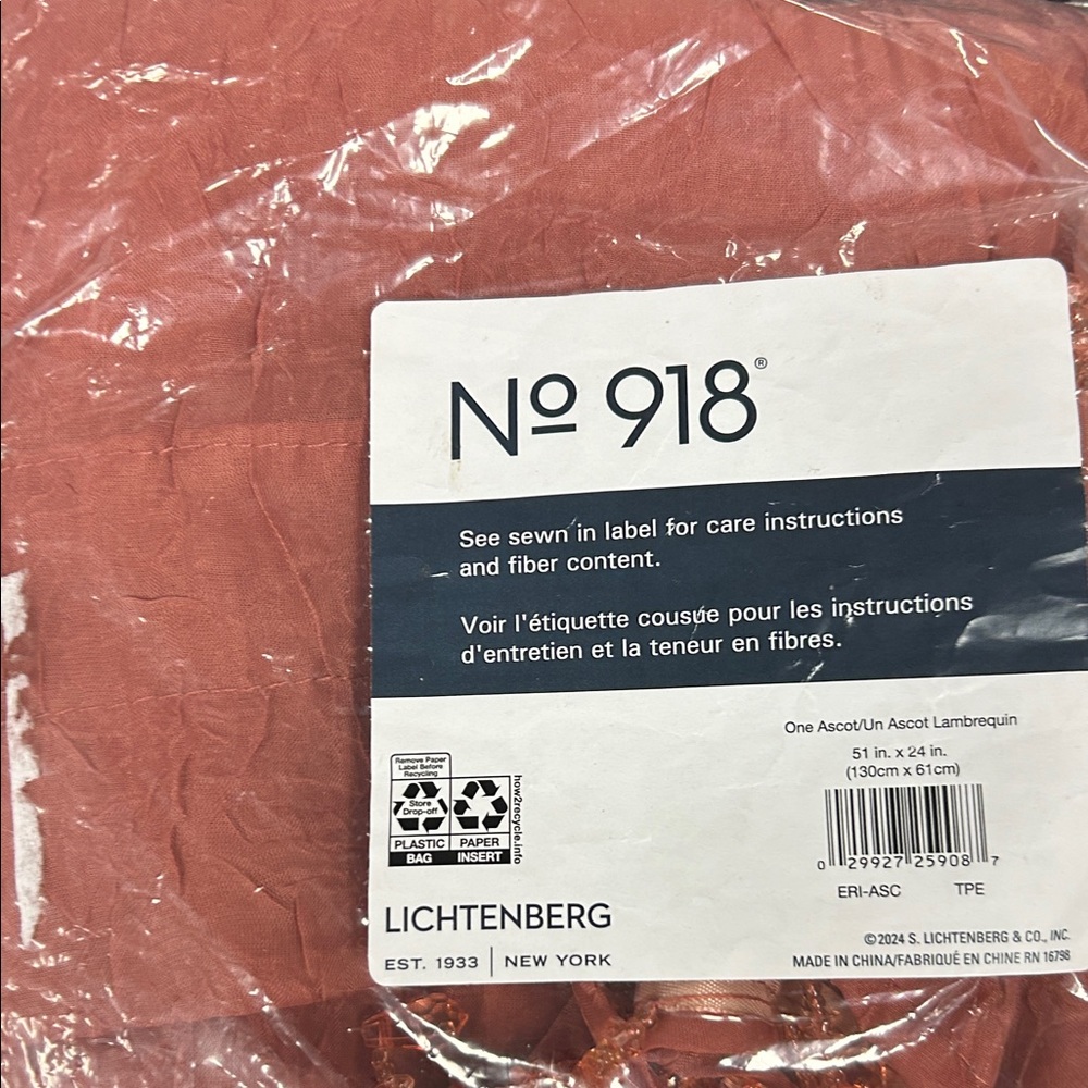 Lichtenberg No. 918 Terracotta Fabric for Home Projects